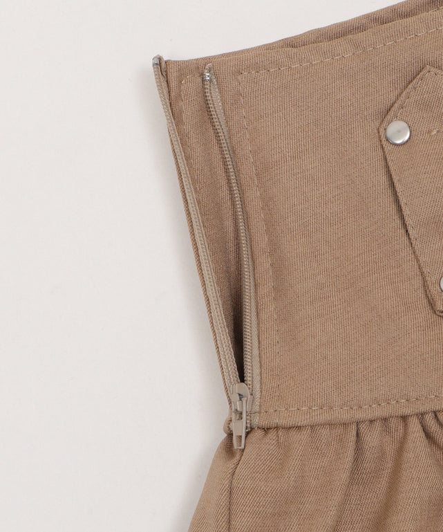 スターベルト付きティアードスカパン