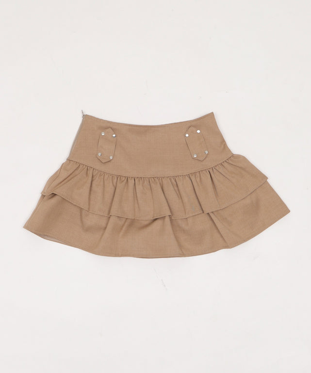 スターベルト付きティアードスカパン