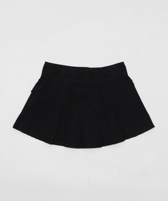 カーゴポケットプリーツスカパン