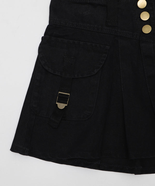 カーゴポケットプリーツスカパン