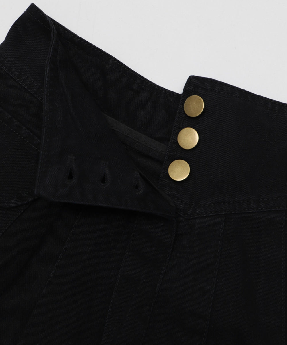 カーゴポケットプリーツスカパン