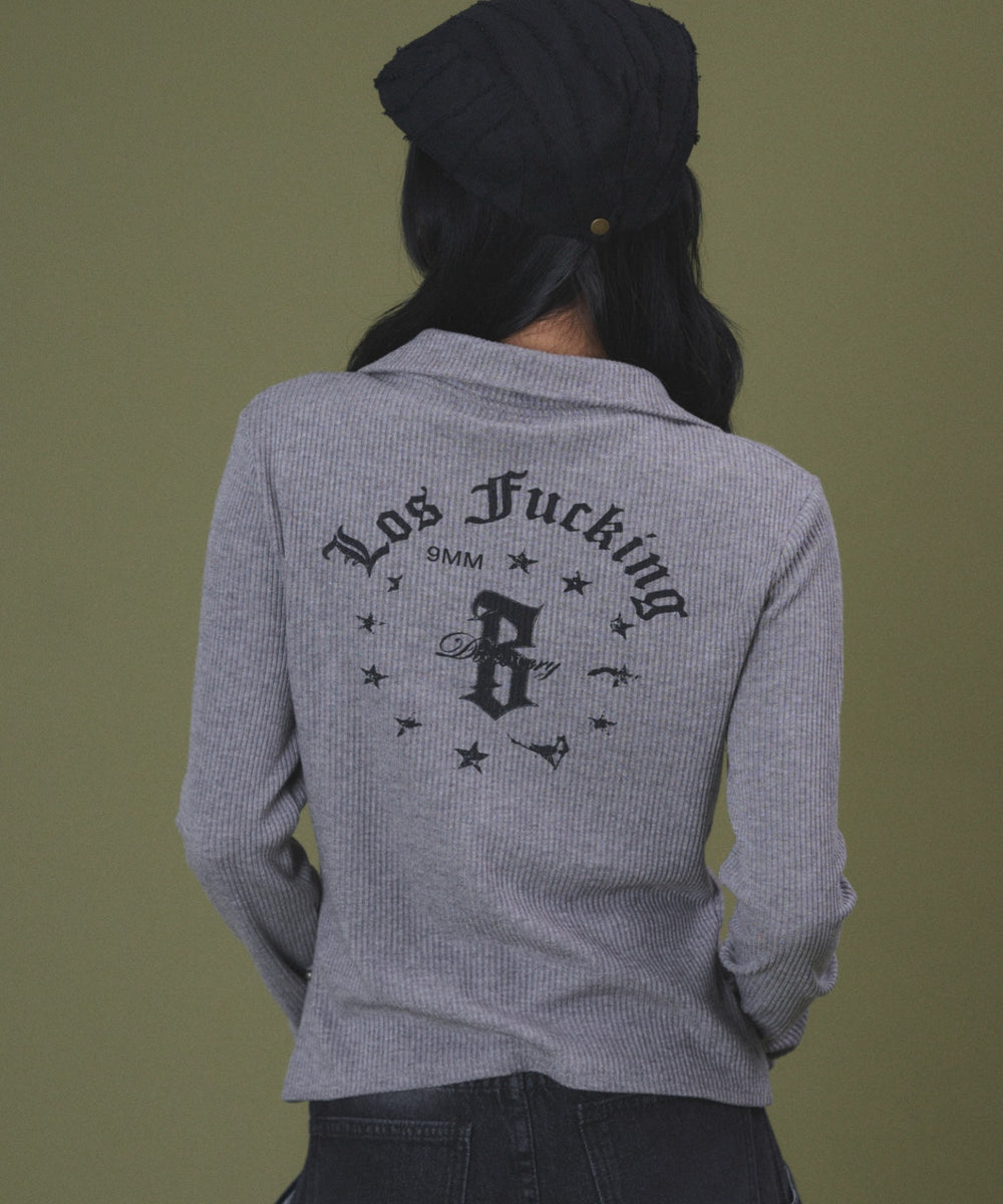 杢グレー モデル：160cm F着用