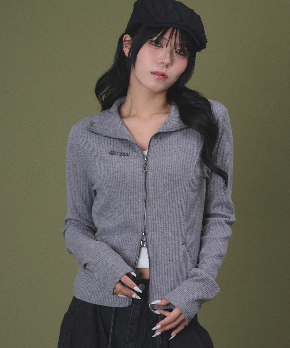 杢グレー モデル：160cm F着用