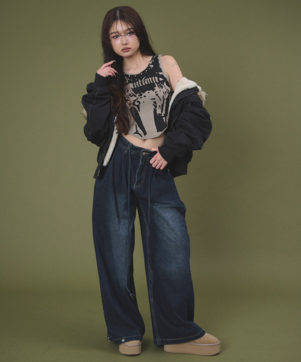 ベージュ モデル：160cm F着用