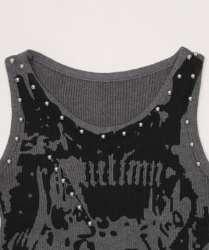 スタッズグラフィックタンク