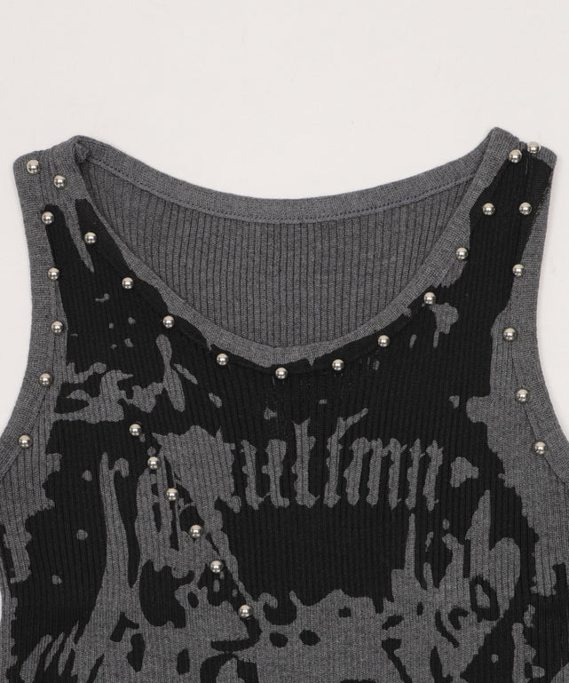 スタッズグラフィックタンク