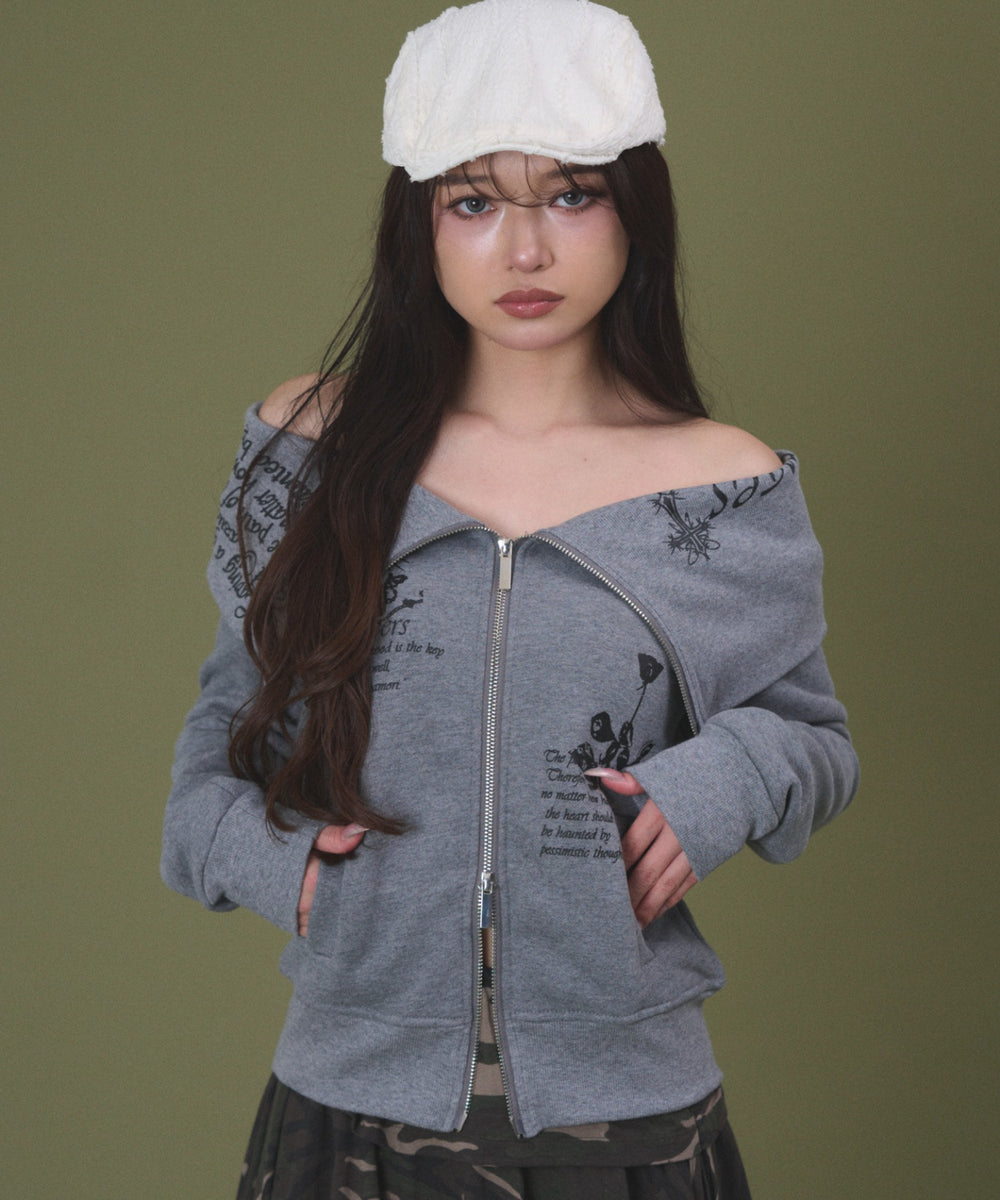 杢グレー モデル：163cm F着用