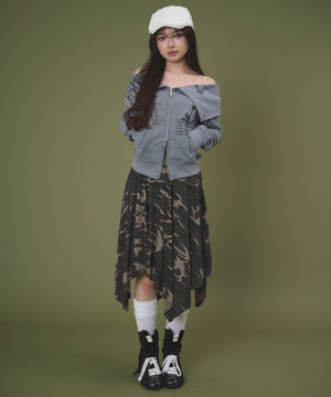 杢グレー モデル：163cm F着用