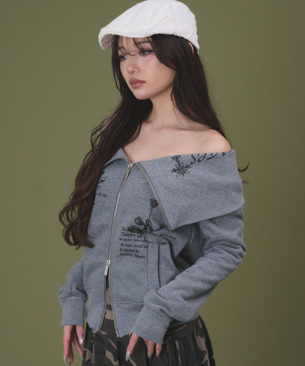 杢グレー モデル：163cm F着用