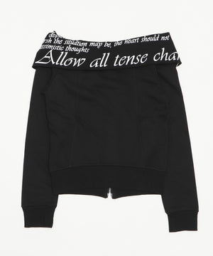 オフショルグラフィックスウェット