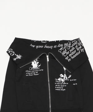 オフショルグラフィックスウェット