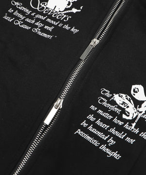 オフショルグラフィックスウェット