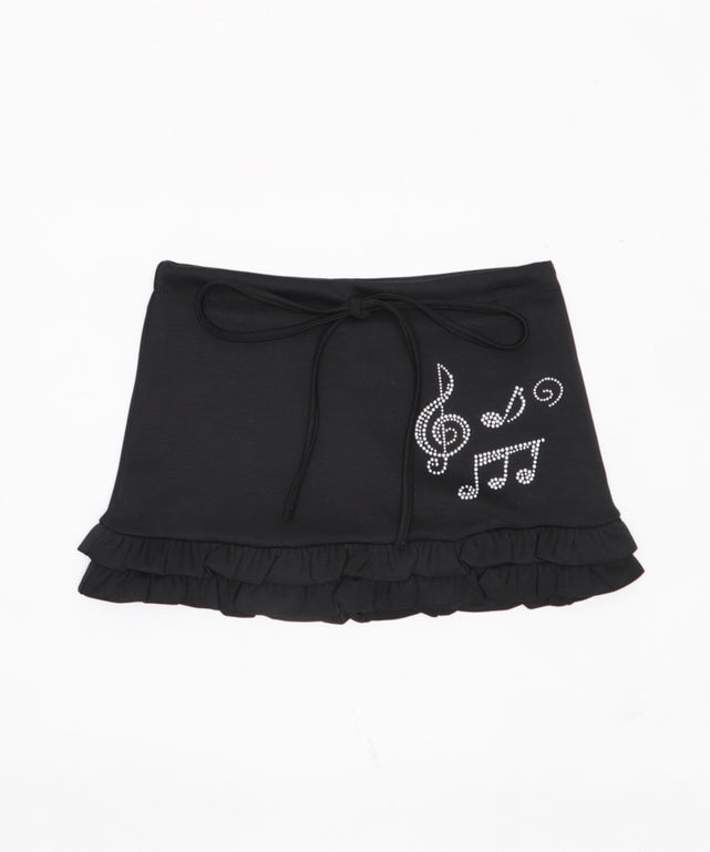 musicnoteフリルスカパン/ブラック