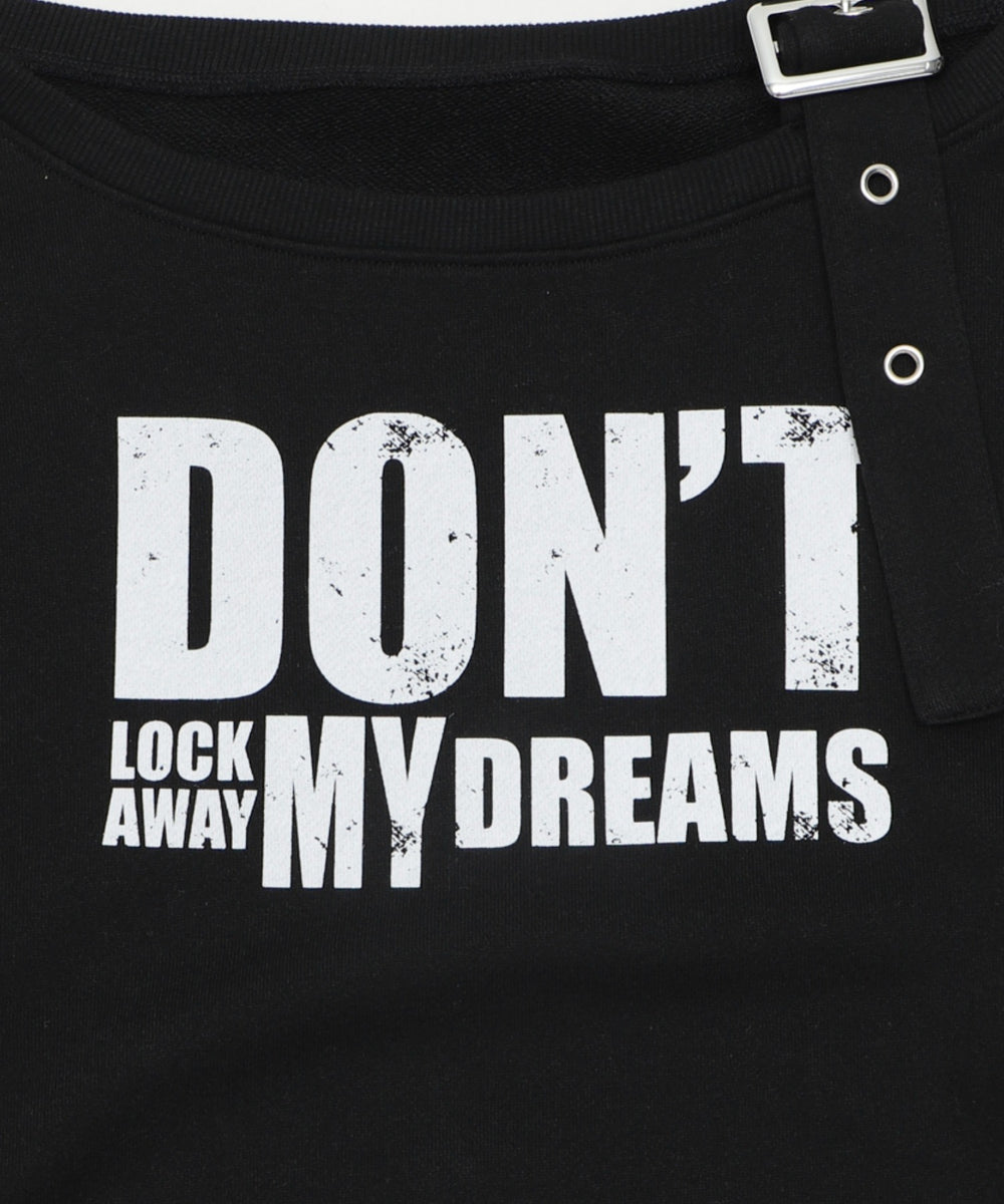 ベルトショルダーグラフィックスウェット