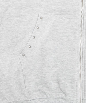 スタッズグラフィックZIPパーカー