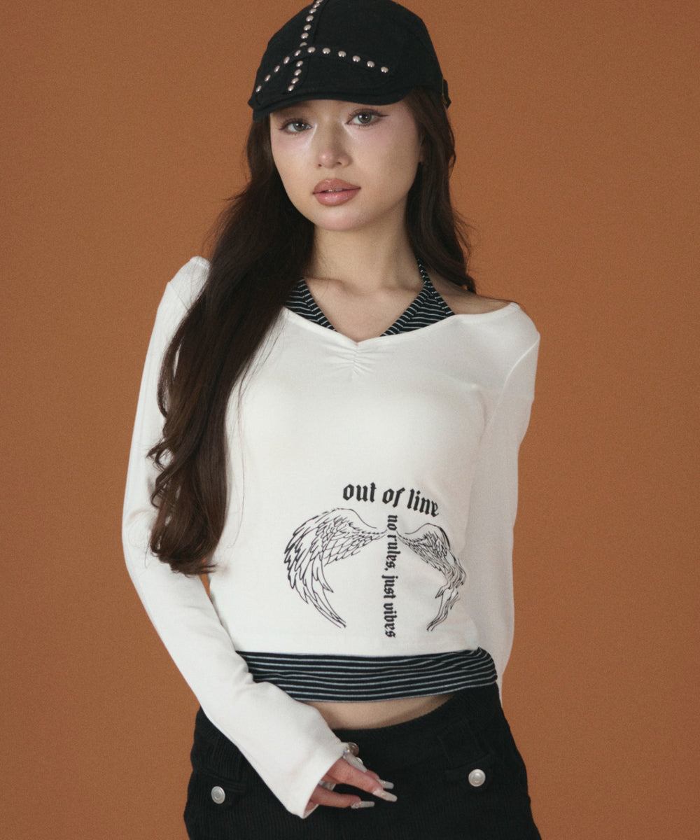 ホワイト モデル：163cm F着用