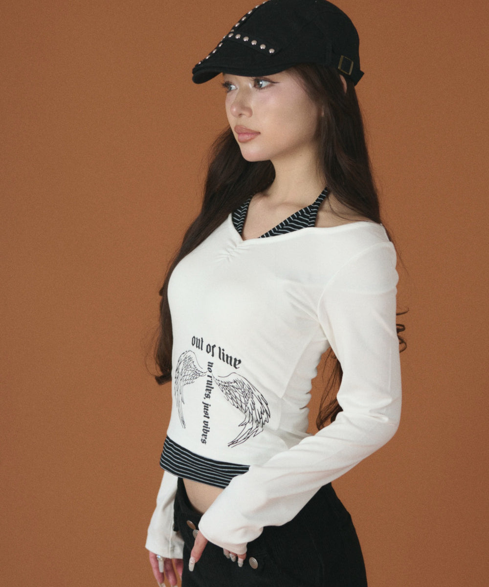 ホワイト モデル：163cm F着用