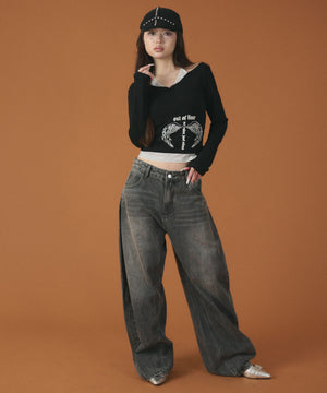 ブラック モデル：163cm F着用