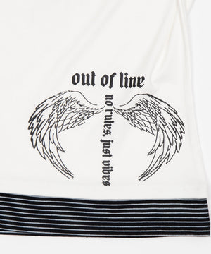 ボーダーレイヤードウィングトップ