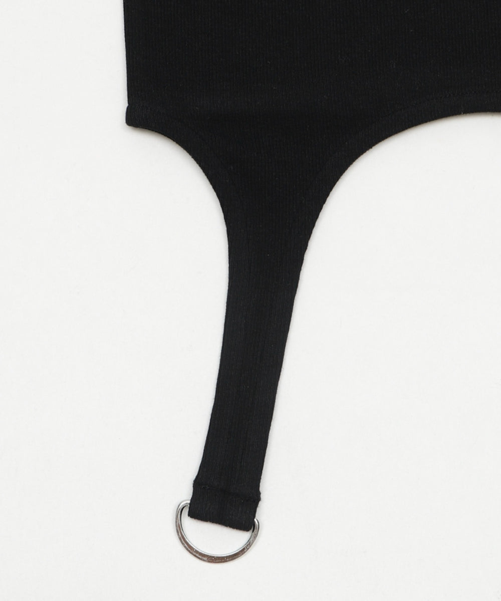 クロスデザインガータートップ