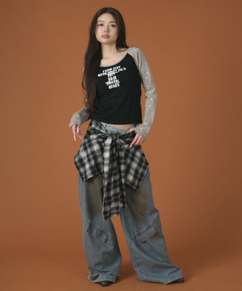 チャコール モデル：163cm F着用