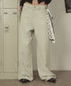ウォッシュドワイドパンツ/ホワイトアイボリー モデル：163cm S着用