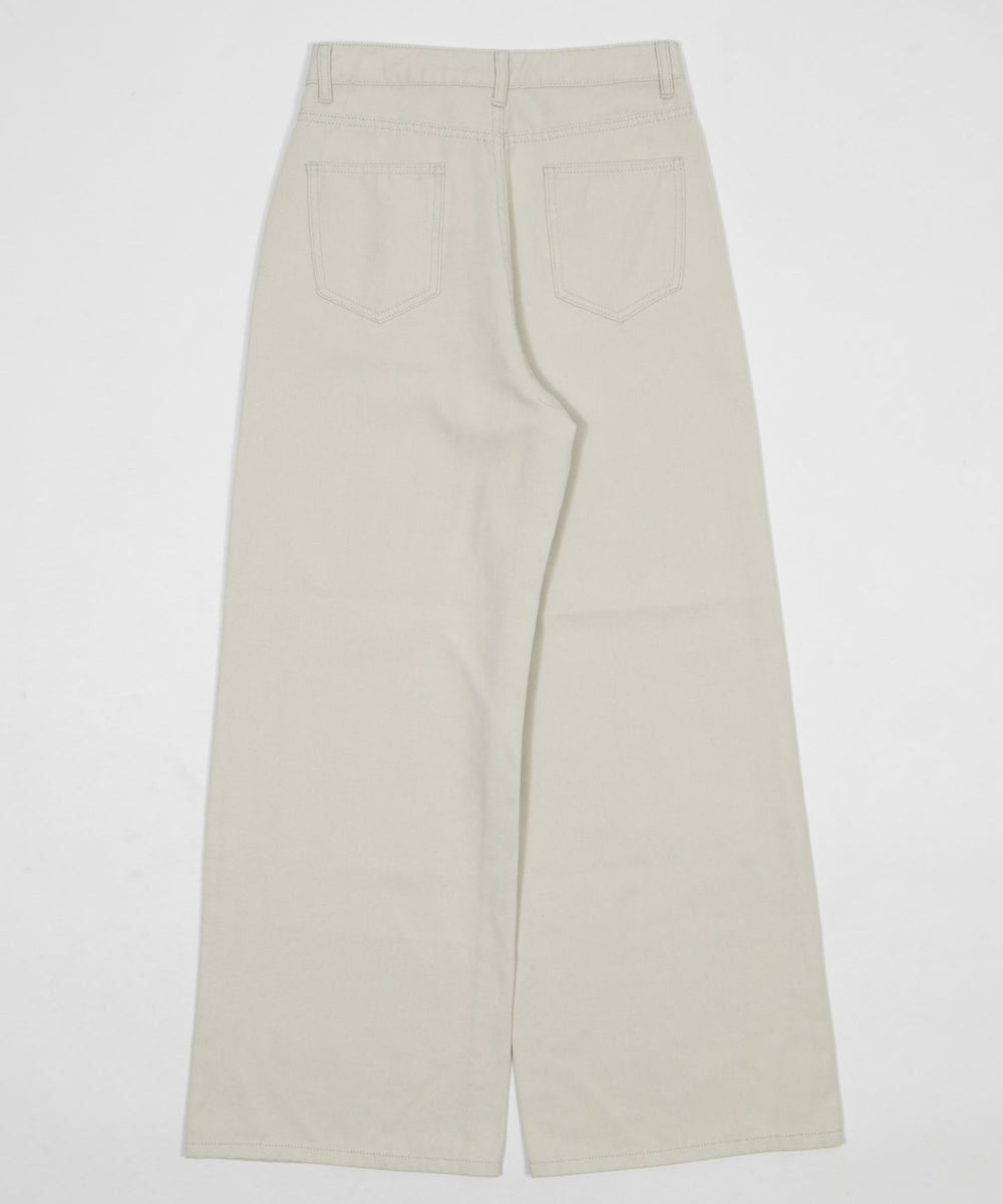 ウォッシュドワイドパンツ
