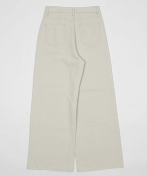 ウォッシュドワイドパンツ