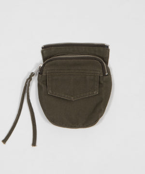 ポーチ付きウォッシュドカーゴパンツ