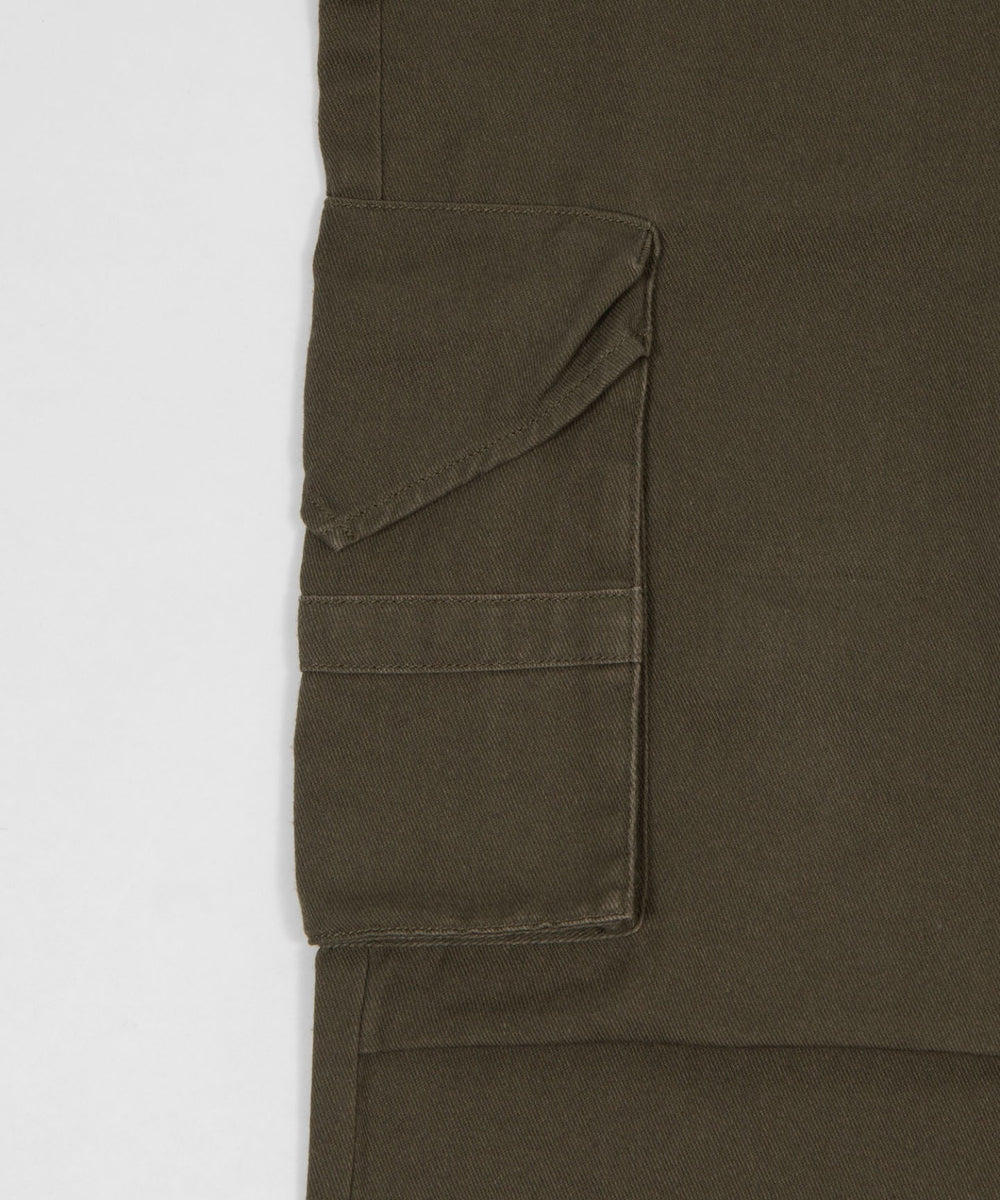 ポーチ付きウォッシュドカーゴパンツ