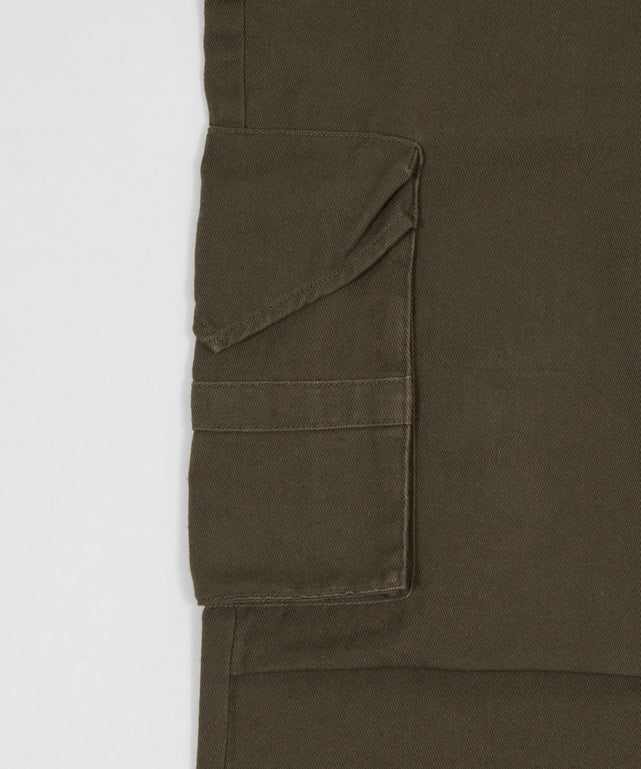 ポーチ付きウォッシュドカーゴパンツ
