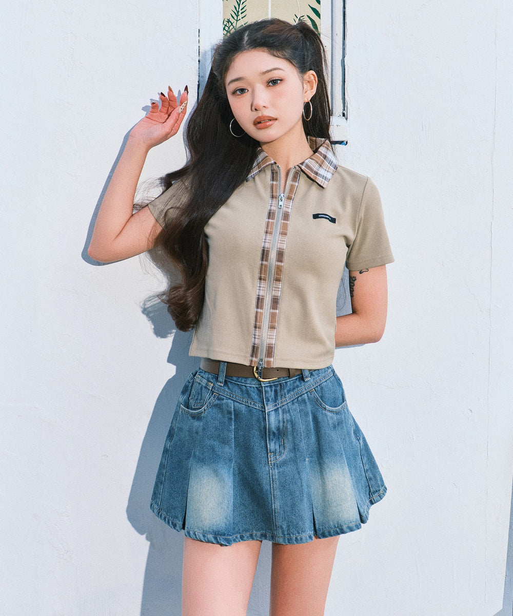 デニム中濃※デニム中濃の着用画像はサンプルのため、実際の色味と異なります。 実際のカラーは物撮り画像をご確認ください