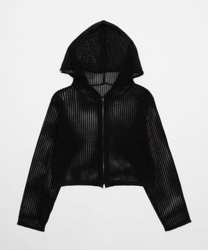 スタッズメッシュパーカー