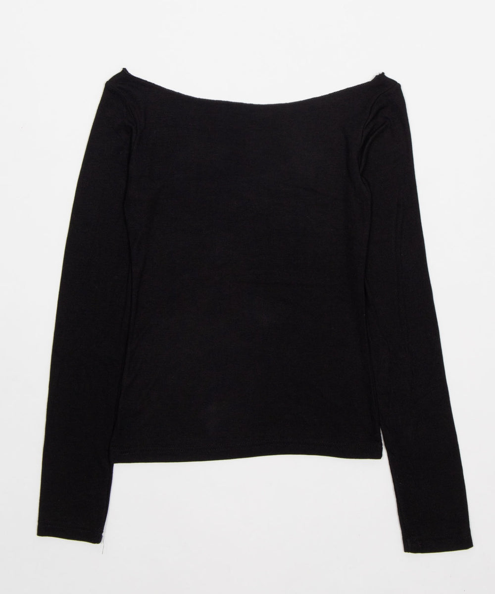 タイピングロゴオフショルロンT