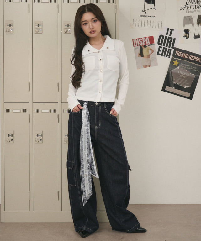 ホワイト モデル：163cm F着用