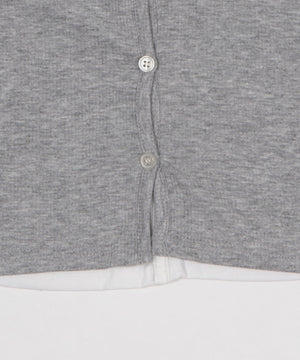 レイヤードシャツトップ