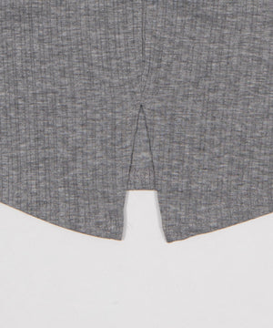 フェイクボタンオフショルトップ