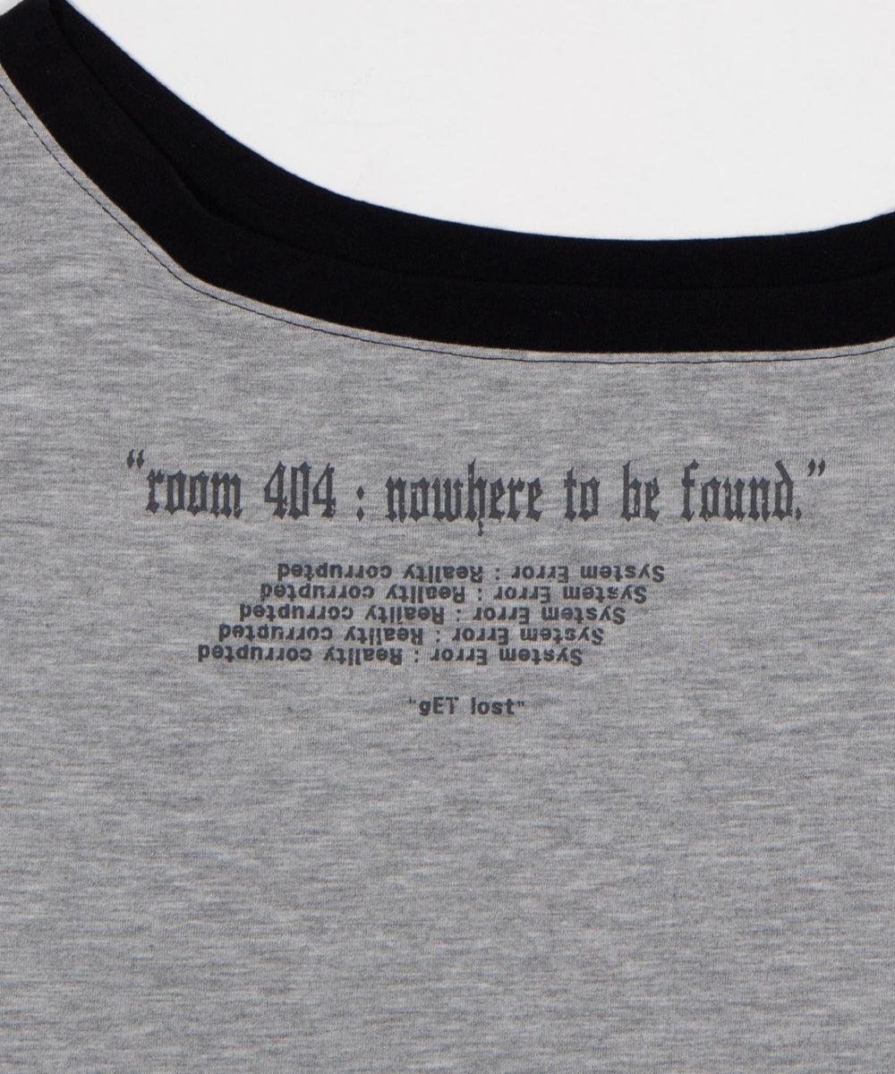 room404バイカラーロンT