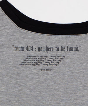 room404バイカラーロンT