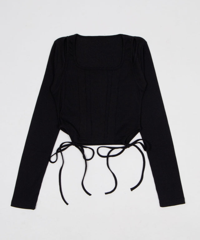 リボンヘムオープンショルロンT｜WEGO（ウィゴー） – WEGO ONLINE STORE