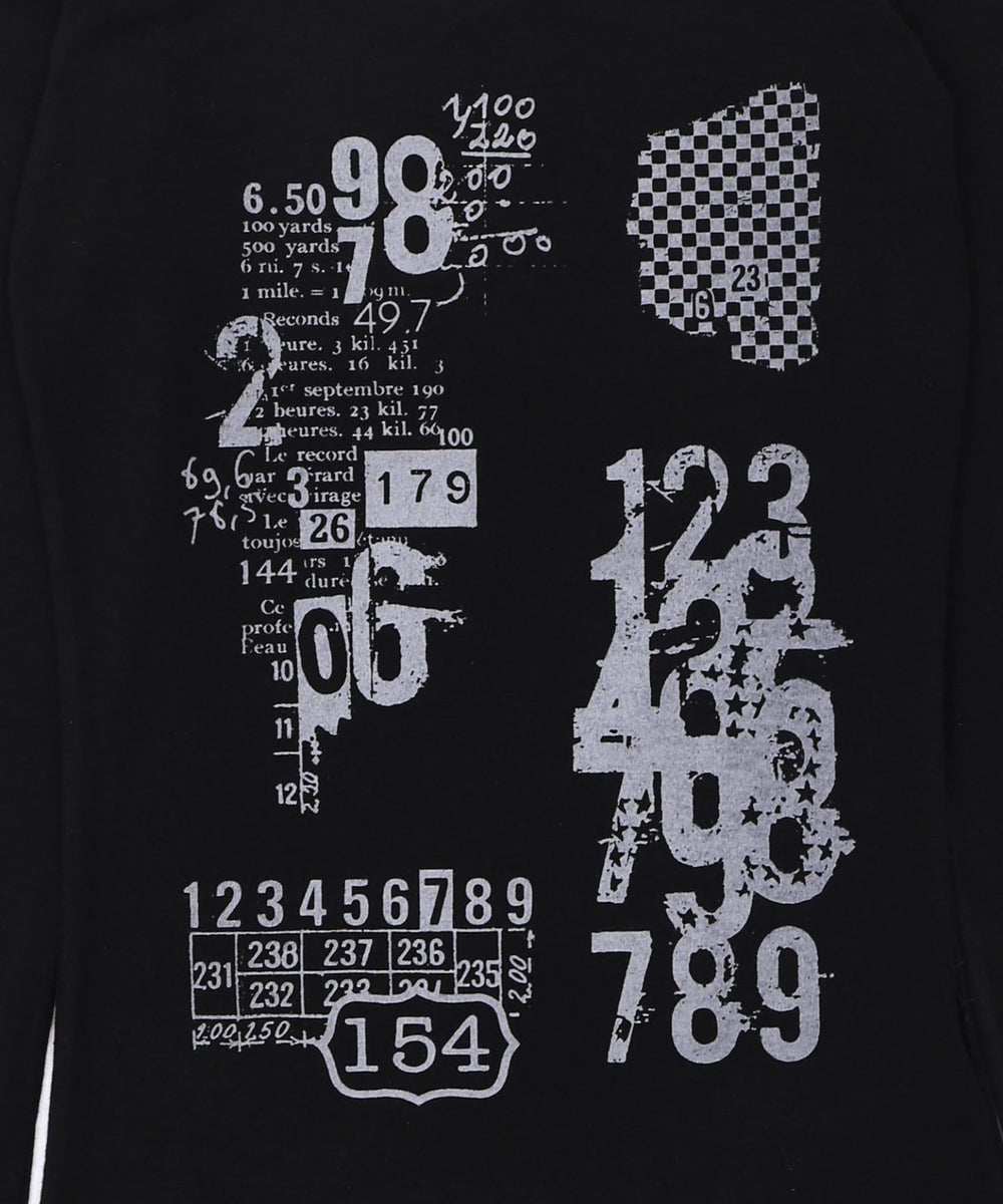 レースオフショルプリントップ