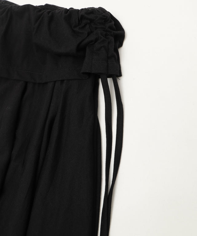 サイドギャザーイレヘムミドルスカート