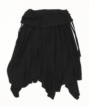 サイドギャザーイレヘムミドルスカート