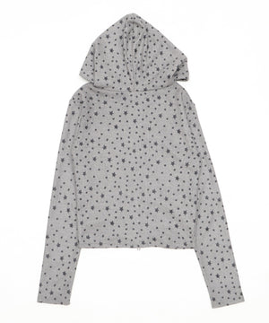 スターシャーリングジップパーカー