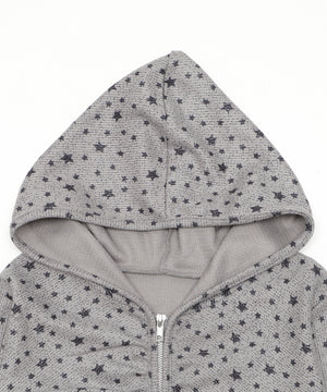 スターシャーリングジップパーカー