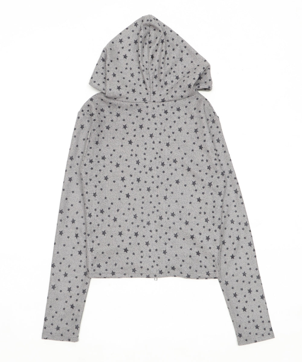 スターシャーリングジップパーカー