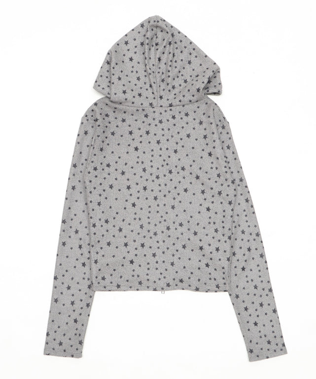 スターシャーリングジップパーカー