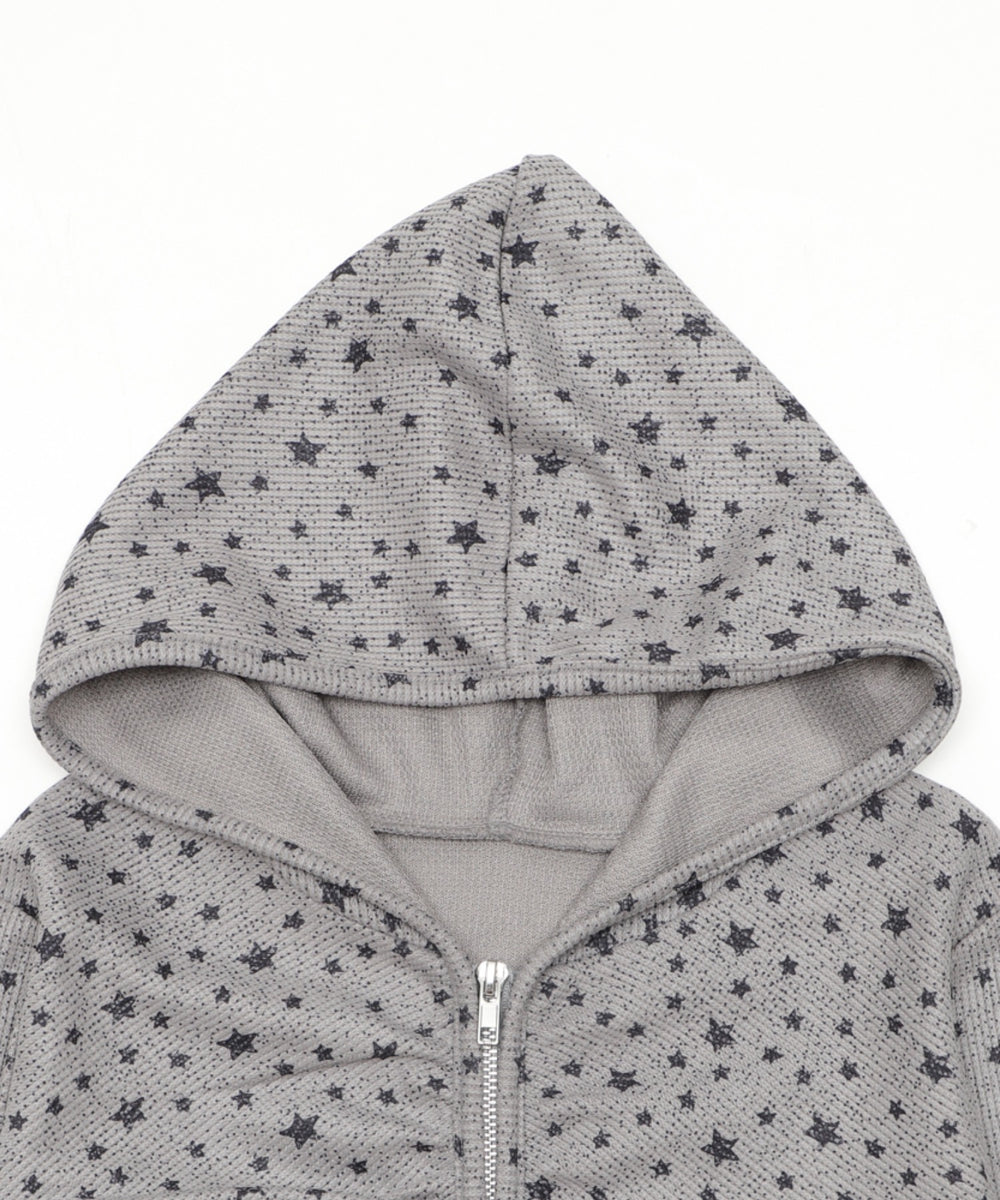 スターシャーリングジップパーカー