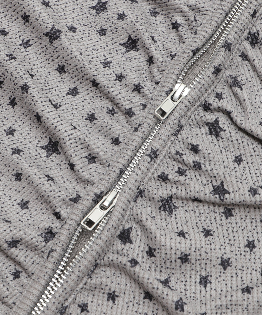 スターシャーリングジップパーカー