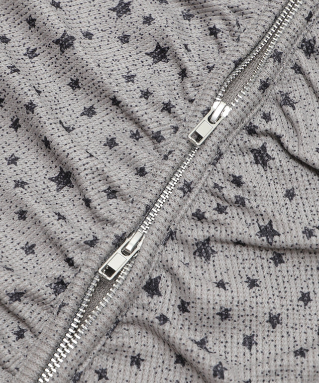 スターシャーリングジップパーカー